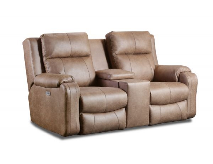 Picture of CONTOUR POWER RECLINING LOVESEAT WITH POWER HEADREST AND CENTER CONSOLE