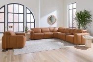 Picture of AIRY LEATHER POWER RECLINING SECTIONAL