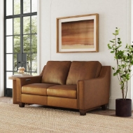 Picture of FINLEY LEATHER POWER INCLINING LOVESEAT