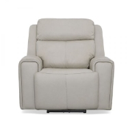 Picture of BARNETT LEATHER POWER RECLINER WITH POWER HEADREST & LUMBAR
