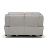 Picture of BARNETT LEATHER POWER RECLINING LOVESEAT WITH POWER HEADRESTS & LUMBAR