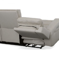 Picture of BARNETT LEATHER POWER RECLINING SOFA WITH POWER HEADRESTS & LUMBAR