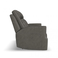 Picture of MAXWELL LEATHER POWER RECLINING SOFA WITH POWER HEADRESTS AND LUMBAR