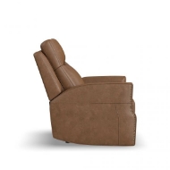 Picture of MAXWELL LEATHER POWER GLIDING RECLINER WITH POWER HEADREST AND LUMBAR