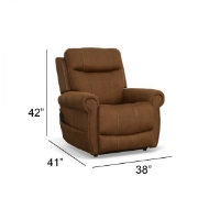 Picture of STEWART FABRIC POWER LIFT RECLINER WITH POWER HEADREST & LUMBAR