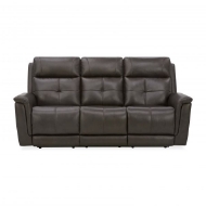 Picture of RANGER LEATHER POWER SOFA WITH CONSOLE, POWER HEADREST, LUMBAR, HEAT & MASSAGE