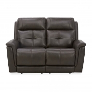 Picture of RANGER LEATHER POWER LOVESEAT WITH POWER HEADREST, LUMBAR, HEAT & MASSAGE